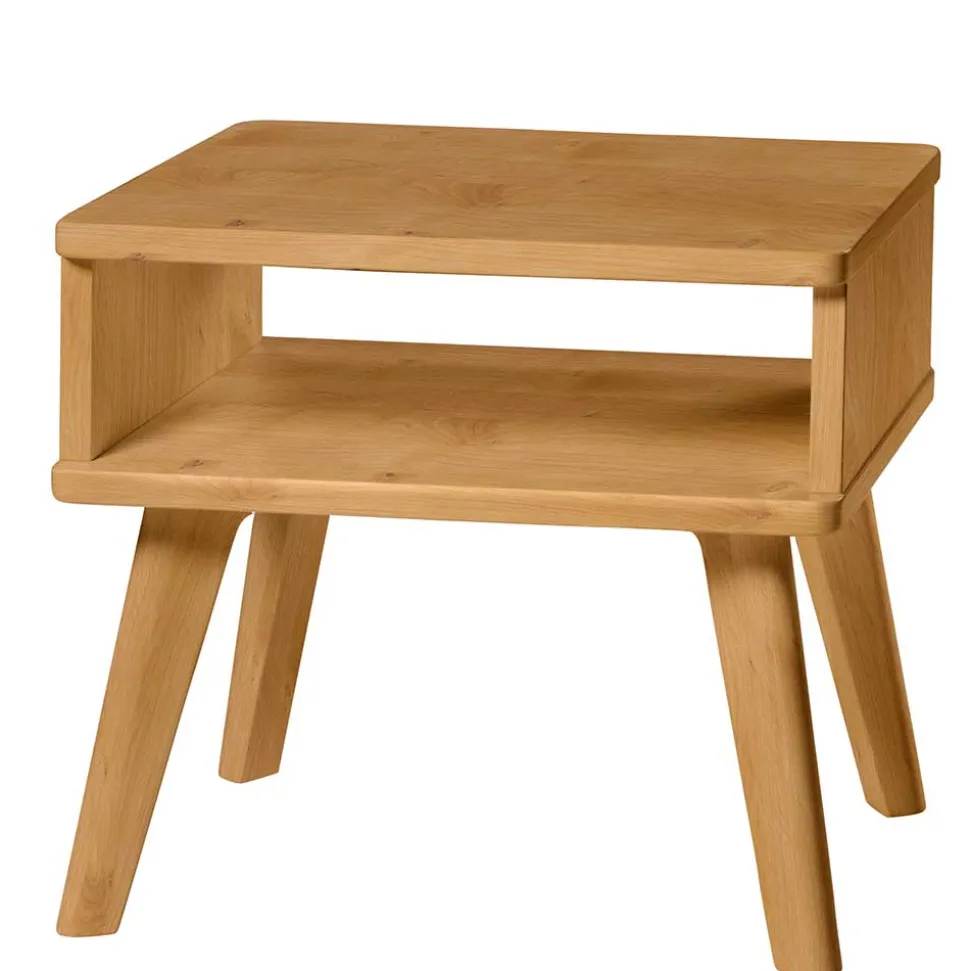 Wildeiche Nachtkonsole in Natur geölt - Fortava