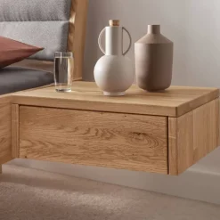 Wildeiche Nachtkonsole mit einer Schublade - Sangre