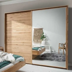 Wildeiche Schlafzimmereinrichtung Set - Zennian (vierteilig)