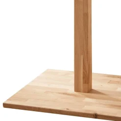 Wildeiche Standgarderobe mit fünf Haken - Emangov