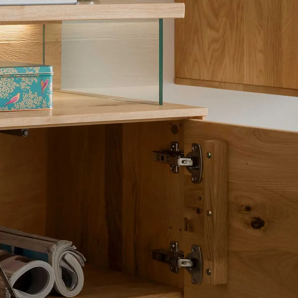 Wildeiche TV Board mit 170 cm Breite - Millena