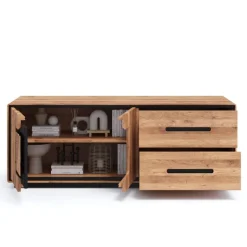 Wildeiche TV-Kommode in modernem Design - Shipper