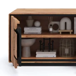 Wildeiche TV-Kommode in modernem Design - Shipper