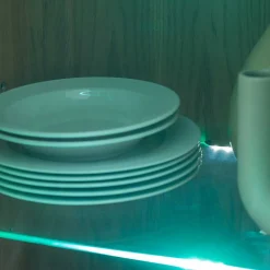 Wildeiche Wohnzimmerschrank teilmassiv - Sophia