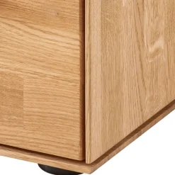 Wildeiche-Nachtkommode mit Fach - Kassanda