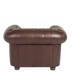 Wischleder Sessel in Braun - Cementa