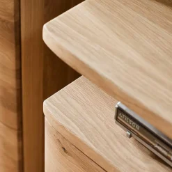 Wohnmöbel Set in Eiche Bianco - Crokas (vierteilig)