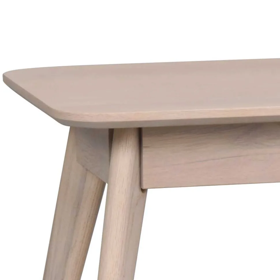 Wohnraum Holzbank in White Wash - Navassa