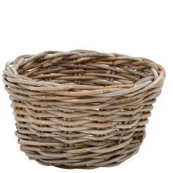 Wohnraum Körbe aus Rattan Graubraun - Vodenas (dreiteilig)