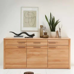 Wohnraum Sideboard aus Kernbuche Massivholz - Amyonta