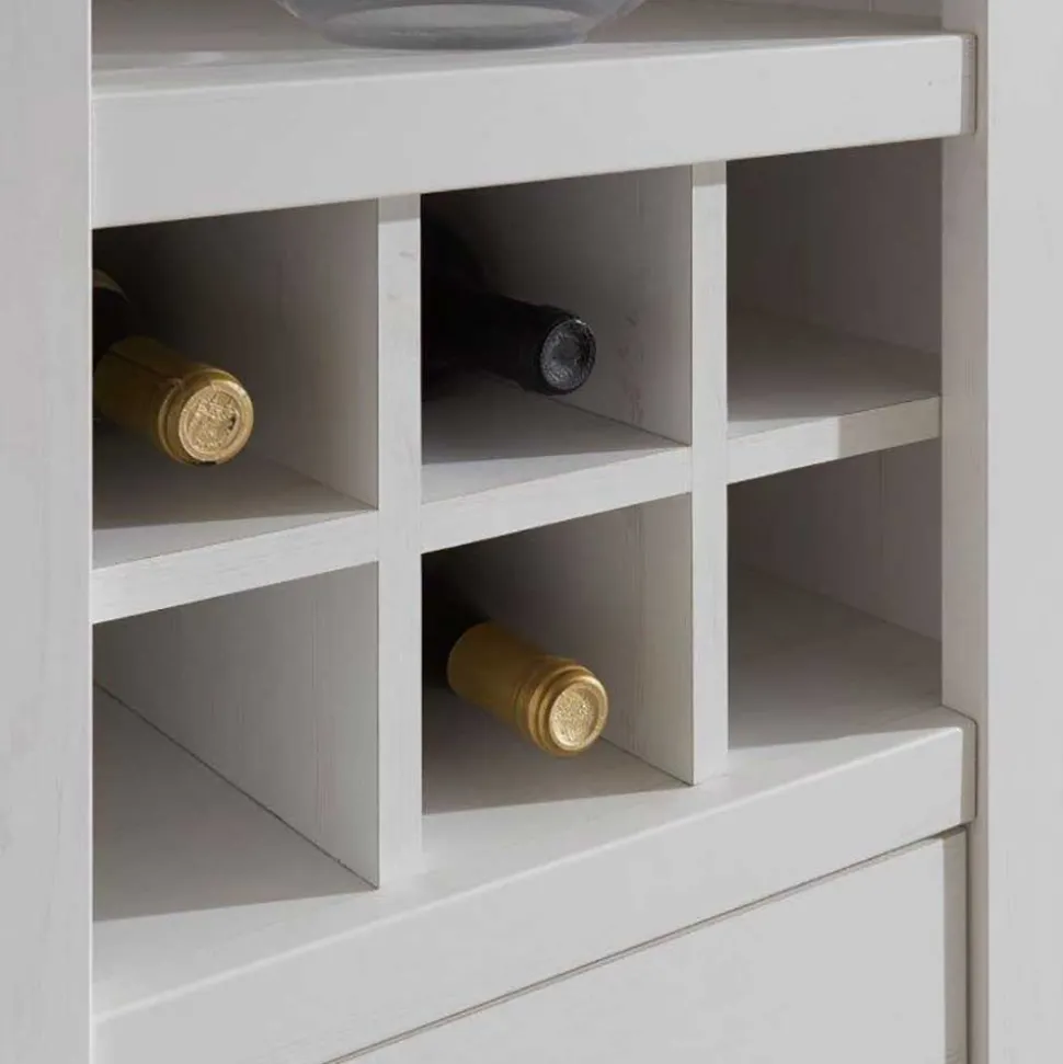 Wohnwand Chelles im Landhausstil (vierteilig)