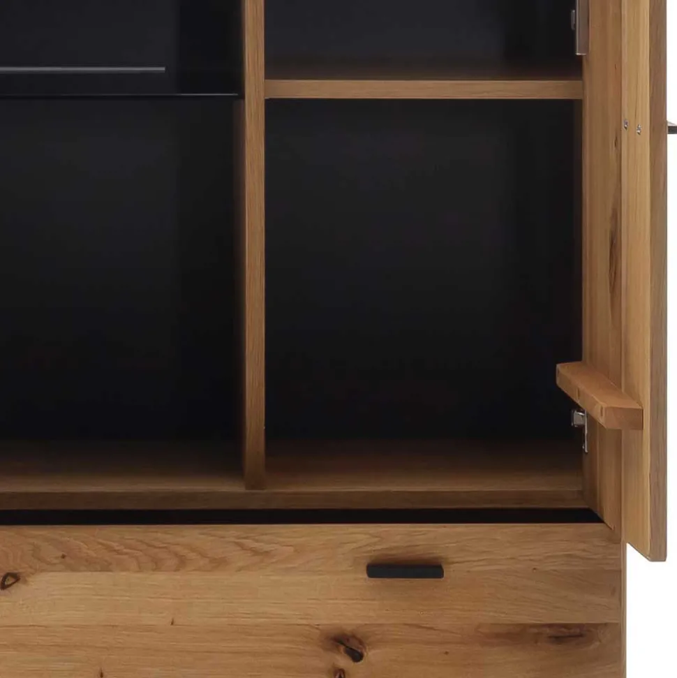 Wohnwand für Wohnzimmer Set - Flacona (dreiteilig)