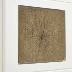 Wohnwand Hängeschrank in Weiß Eiche - Lisepio