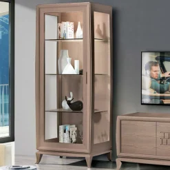 Wohnwand in Esche Dunkel - Lacruzira (dreiteilig)