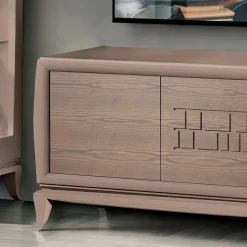 Wohnwand in Esche Dunkel - Lacruzira (dreiteilig)