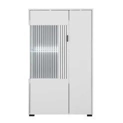 Wohnwand Kombination in Weiß - Dualkos (vierteilig)