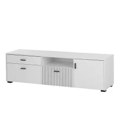 Wohnwand Kombination in Weiß - Dualkos (vierteilig)