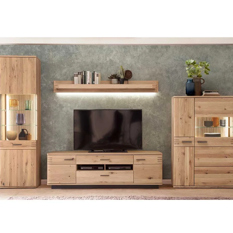 Wohnwand Kombination Möbelset - Crupean (vierteilig)