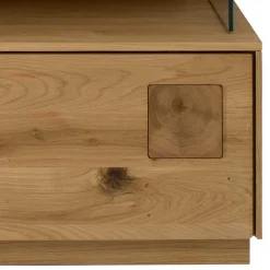 Wohnwand Möbel Kombination aus Wildeiche - Millena (dreiteilig)