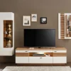 Wohnwand Möbel Zusammenstellung 239 cm breit - Niam (dreiteilig)