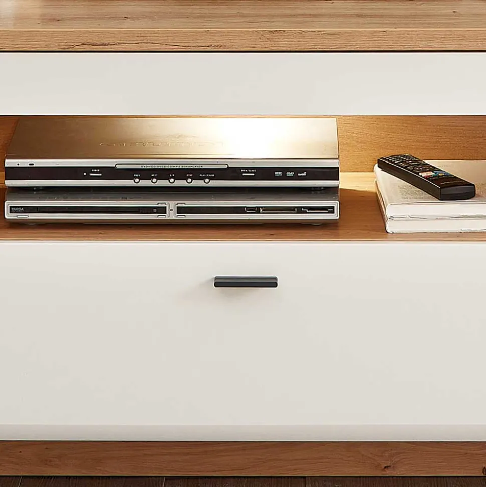 Wohnwand Möbel Zusammenstellung 239 cm breit - Niam (dreiteilig)