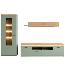 Wohnwand Möbel-Kombi modern - Kwin (dreiteilig)