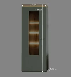 Wohnwand Möbel-Kombi modern - Kwin (dreiteilig)