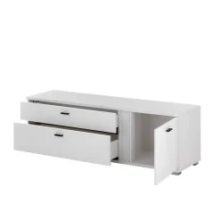 Wohnwand mit LED Licht Möbelset - Tirol (vierteilig)