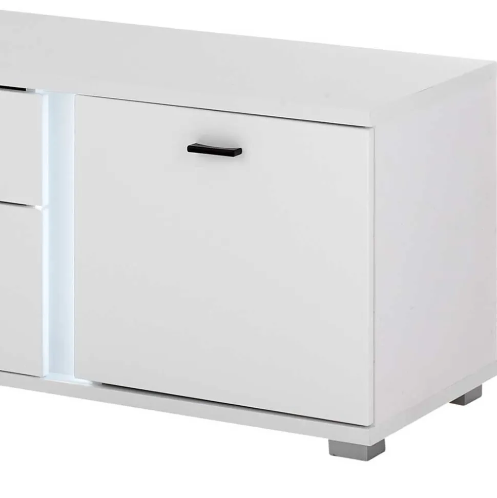 Wohnwand mit LED Licht Möbelset - Tirol (vierteilig)