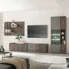 Wohnzimmer Anbauwand Möbel-Kombi - Mundo (dreiteilig)