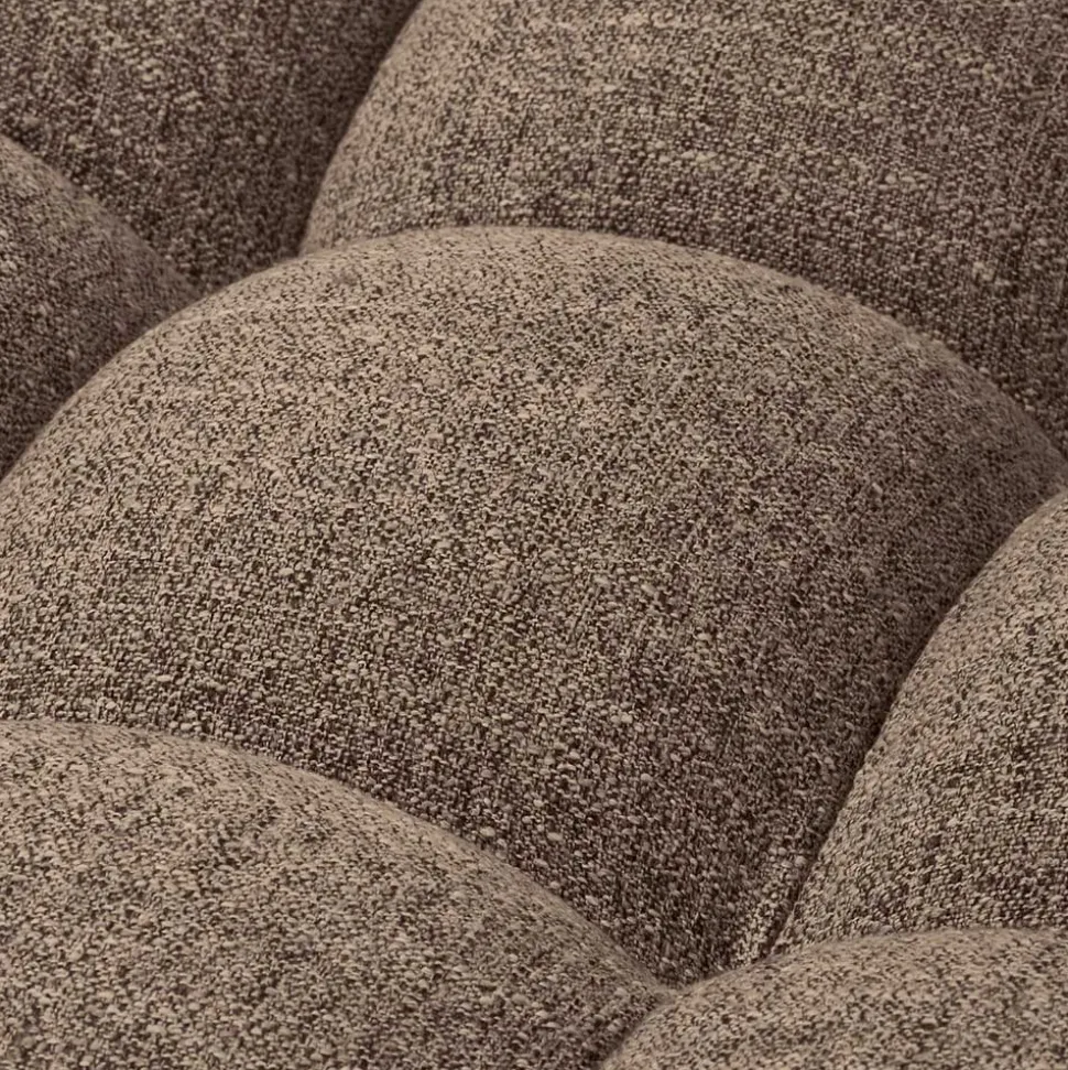 Wohnzimmer Couch in Dunkelbraun Melange - Annatto