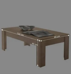 Wohnzimmer Couchtisch im Eiche Dekor - Rodonda