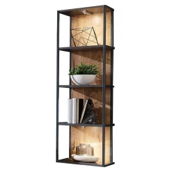 Wohnzimmer Design Wohnwand Möbelset - Xindus (vierteilig)