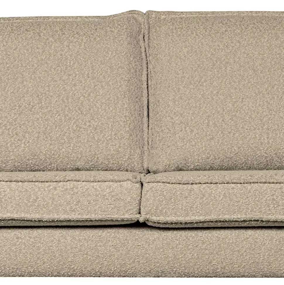Wohnzimmer Ecksofa in Beige Boucle - Glamoure