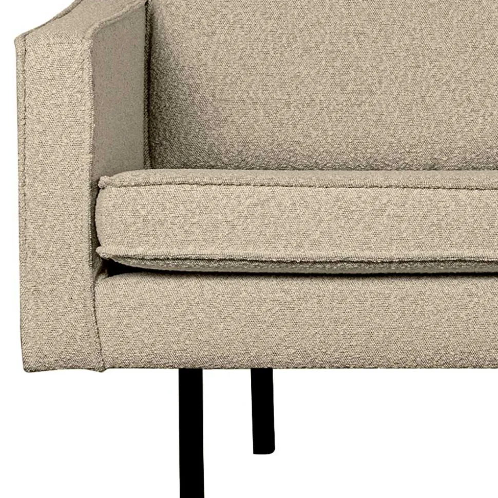 Wohnzimmer Ecksofa in Beige Boucle - Glamoure