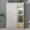Wohnzimmer Highboard mit Glas Einsatz - Lioscas