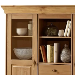 Wohnzimmer Highboard Piatra aus Kiefer teilmassiv