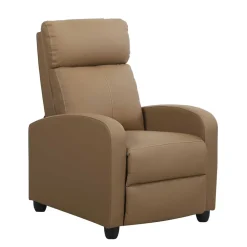 Wohnzimmer Kunstledersessel in Hellbraun - Ulnero