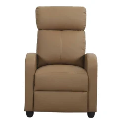 Wohnzimmer Kunstledersessel in Hellbraun - Ulnero