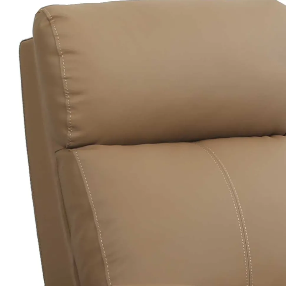 Wohnzimmer Kunstledersessel in Hellbraun - Ulnero