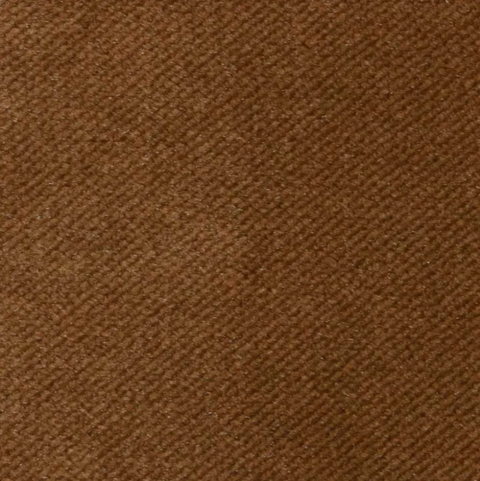 Wohnzimmer L Couch in Honigfarben Samt - Saguan