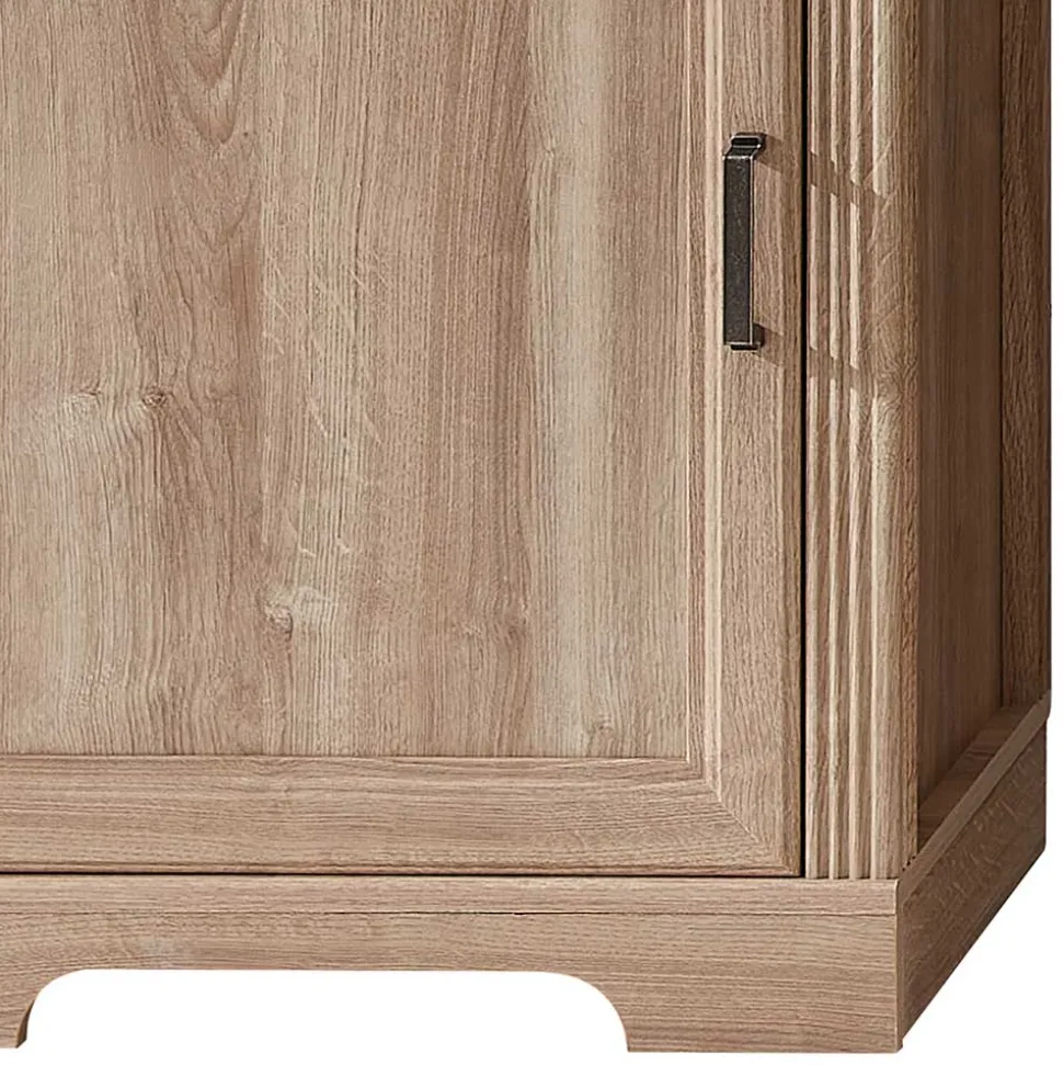 Wohnzimmer Möbelset in Eiche NB - Barack (vierteilig)