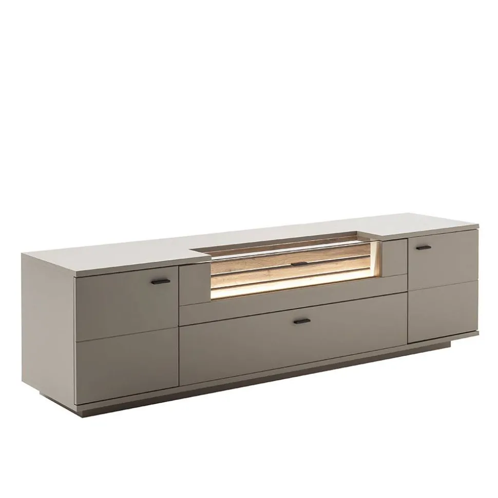 Wohnzimmer Möbelset in Grau - Teorina (dreiteilig)