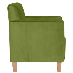 Wohnzimmer Polstersessel in Oliv Grün - Younger