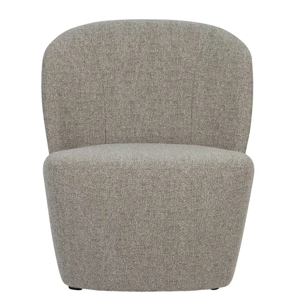 Wohnzimmer Retro Sessel in Beigegrau - Kastrona