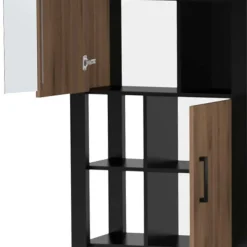 Wohnzimmer Schrank mit Glas & offenen Fächern - Dudleys