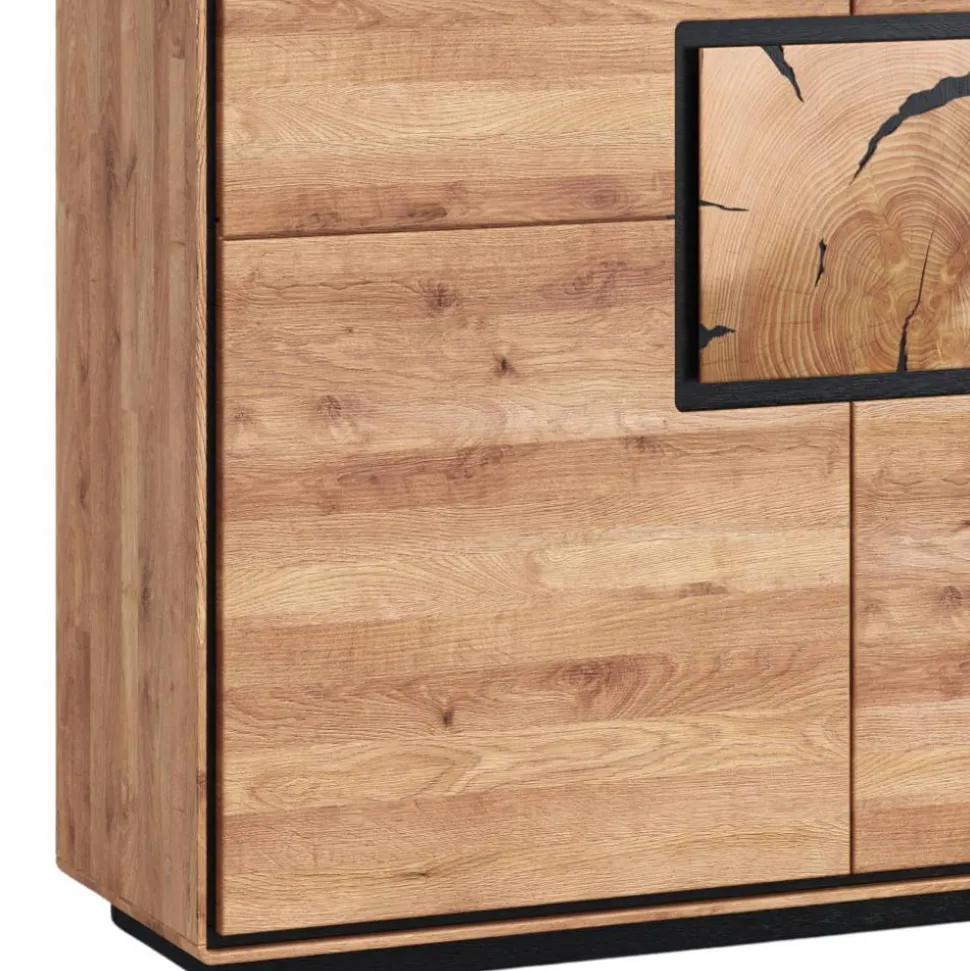 Wohnzimmer Schrank mit Hirnholz Applikation - Shipper