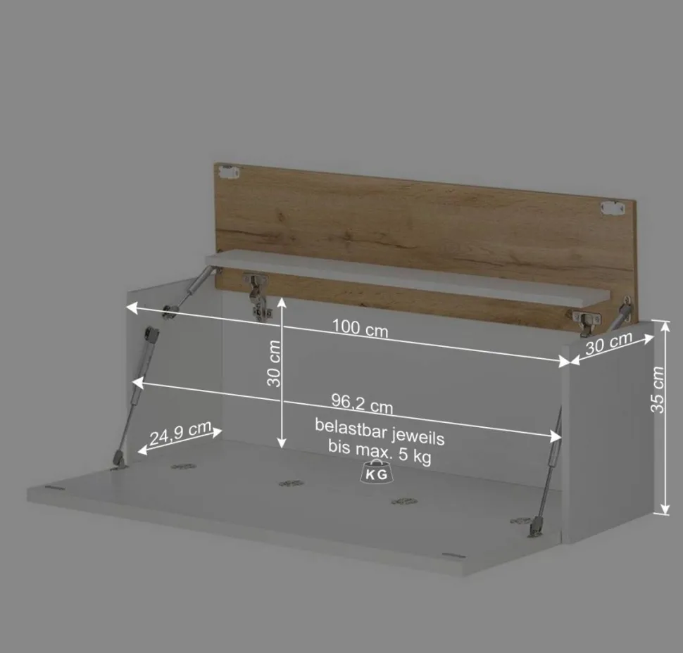 Wohnzimmer Schränke & Regale Set - Nonessia (sechsteilig)