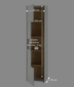 Wohnzimmer Schränke & Regale Set - Nonessia (sechsteilig)