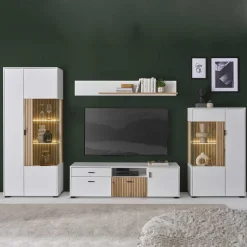 Wohnzimmer Schränke & Regal Set - Nenaloro (vierteilig)